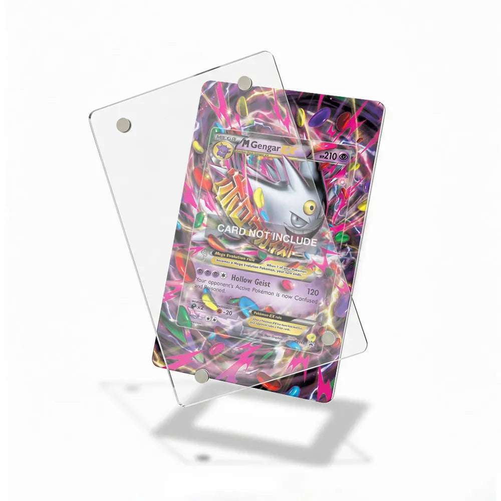 M Gengar EX XY166 XY Black Star Promo Extended Art Display Cases - Magnetic Case - Detail View