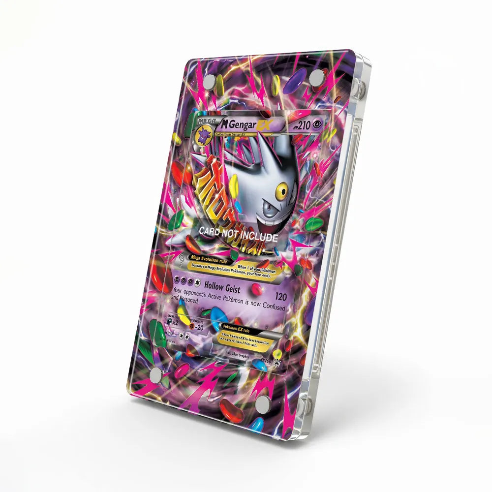 M Gengar EX XY166 XY Black Star Promo Extended Art Display Cases - Magnetic Case - Side View