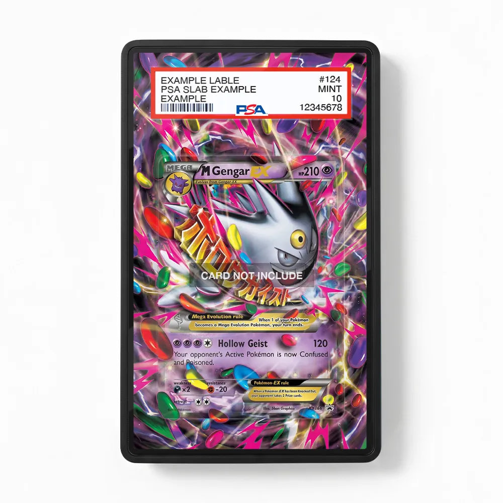 M Gengar EX XY166 XY Black Star Promo Extended Art Display Cases - PSA Slab Case - Front View
