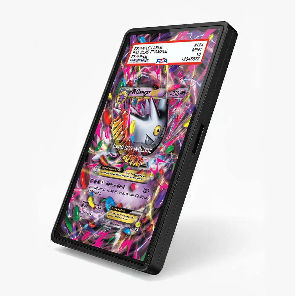 M Gengar EX XY166 XY Black Star Promo Extended Art Display Cases - PSA Slab Case - Side View