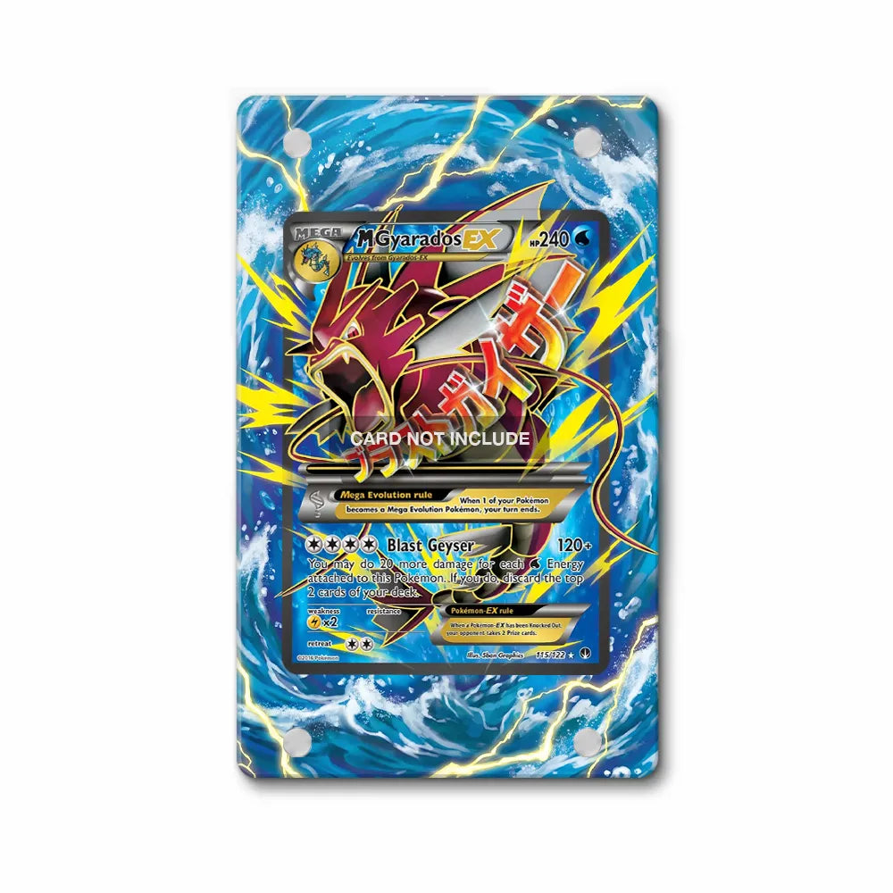 M Gyarados EX 115-122 BREAKpoint Pokemon Cards Extended Art Display Cases - Magnetic Case - Front View