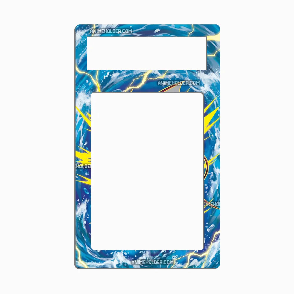 M Gyarados EX 115-122 BREAKpoint Pokemon Cards Extended Art Display Cases - PSA Metal Art Only - Front View