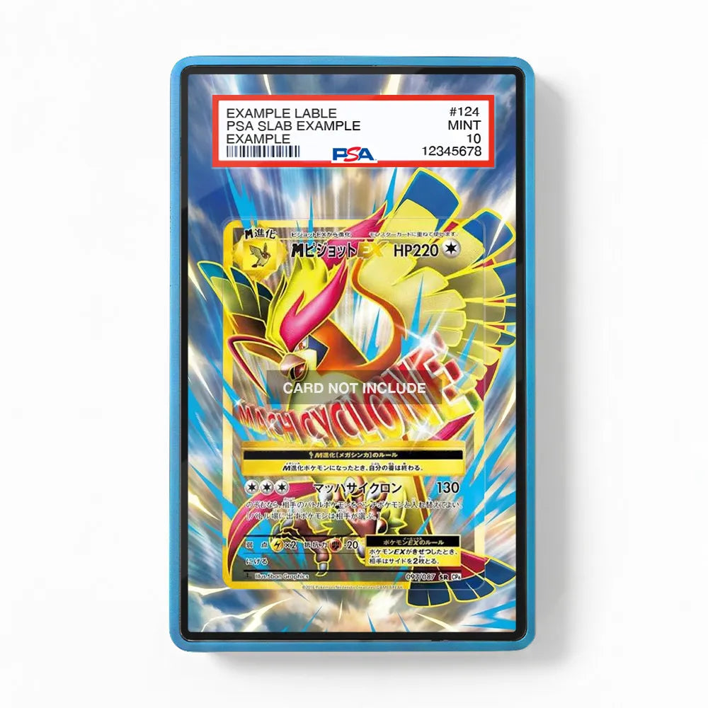 M Pidgeot EX 097-087 SR CP6 Extended Art Display Cases - PSA Slab Case - Front View