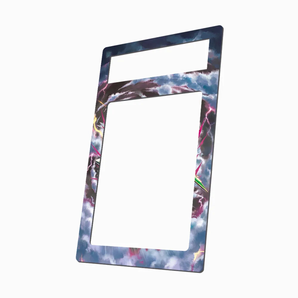 M Rayquaza EX 76-108 Celebrations Classic Collection Extended Art Display Cases - PSA Metal Art Only - Side View