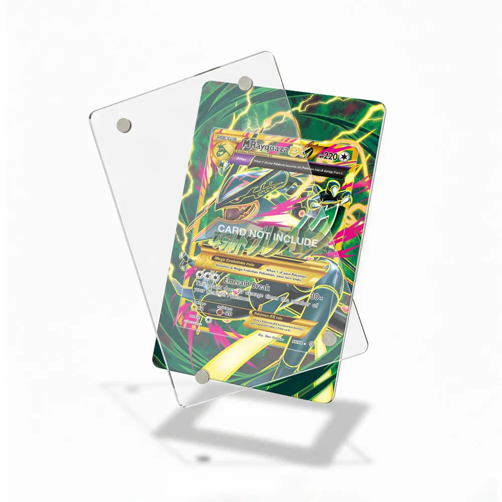 M Rayquaza EX 98-98 Roaring Skies Extended Art Display Cases - Magnetic Case - Detail View