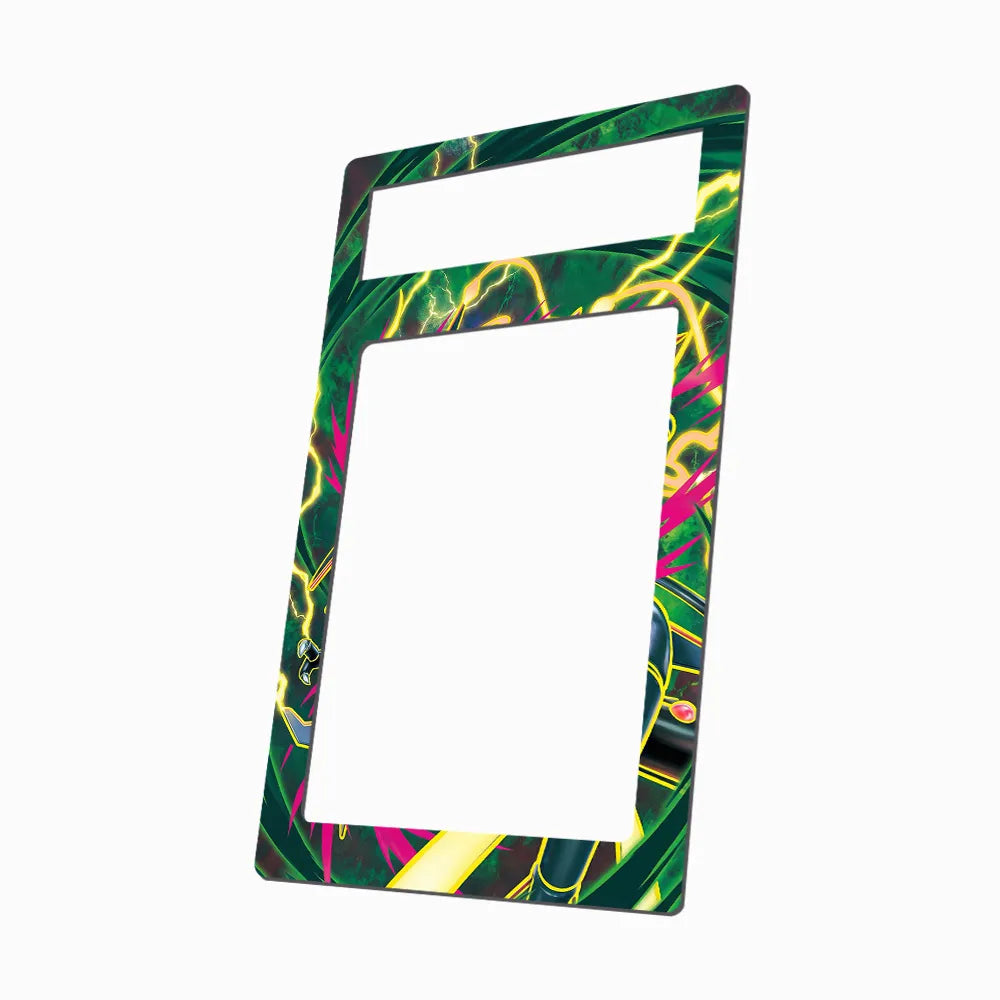 M Rayquaza EX 98-98 Roaring Skies Extended Art Display Cases - PSA Metal Art Only - Side View