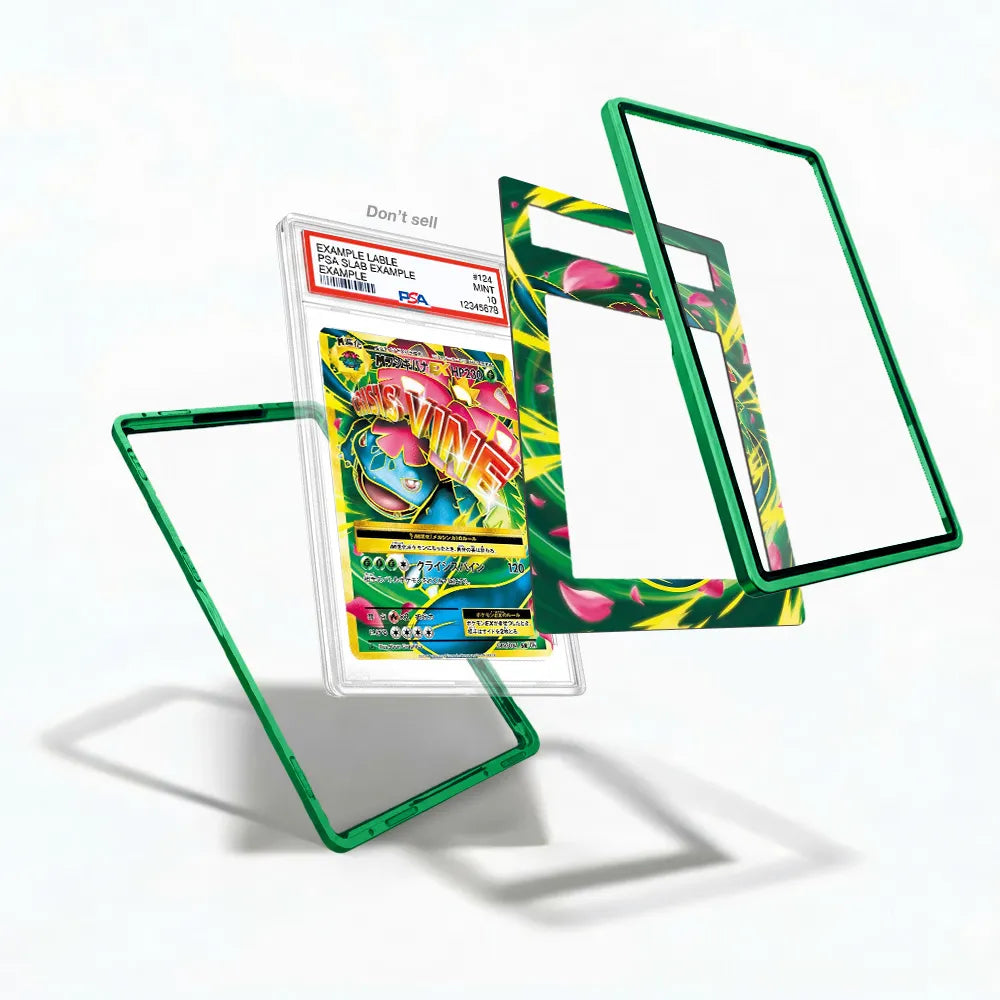M Venusaur EX 089-087 Super Rare CP6 Extended Art Display Cases - PSA Slab Case - Detail View
