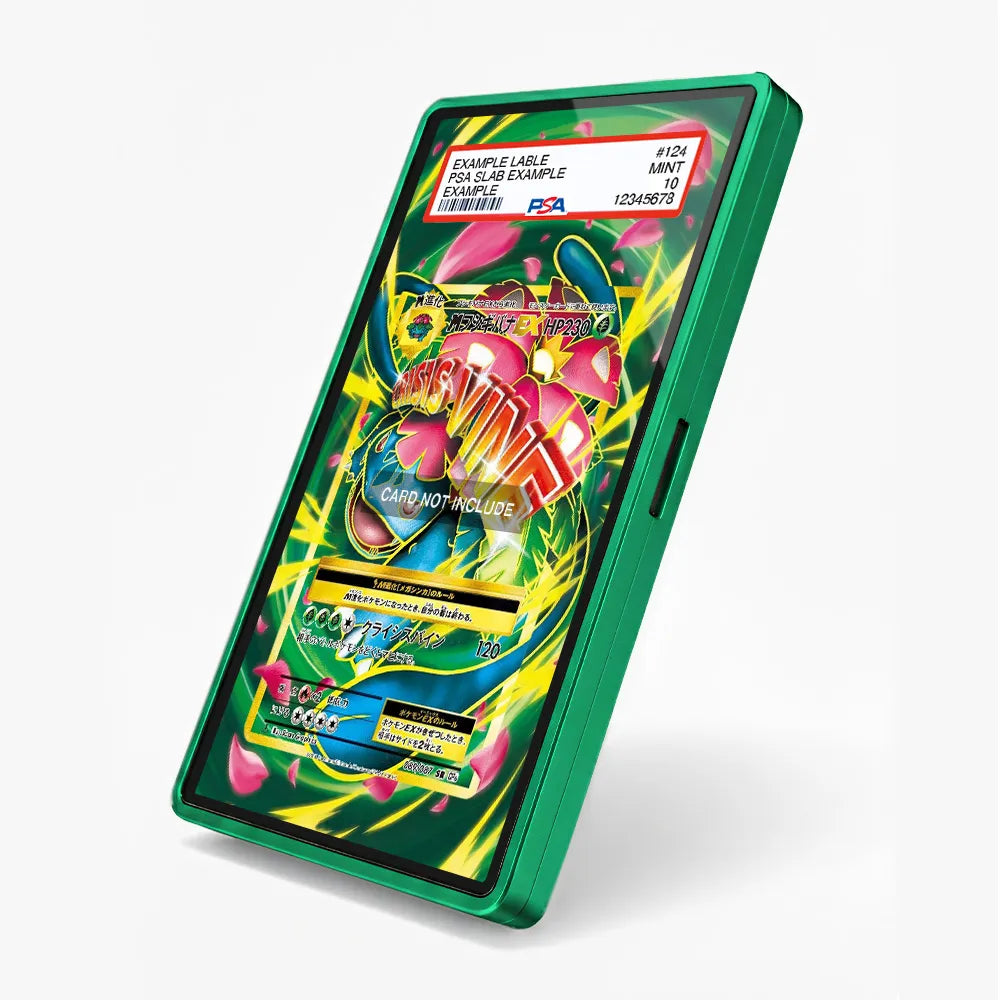 M Venusaur EX 089-087 Super Rare CP6 Extended Art Display Cases - PSA Slab Case - Side View