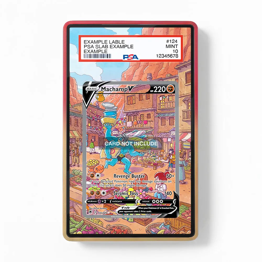 Machamp V 172-189 SIR SAR Astral Radiance Alternate Art Extended Art Display Cases - PSA Slab Case - Front View