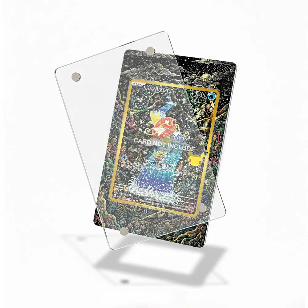 Magikarp 203-193 30th Anniversary Pokemon Cards Custom Art Display Cases - Magnetic Case - Detail View