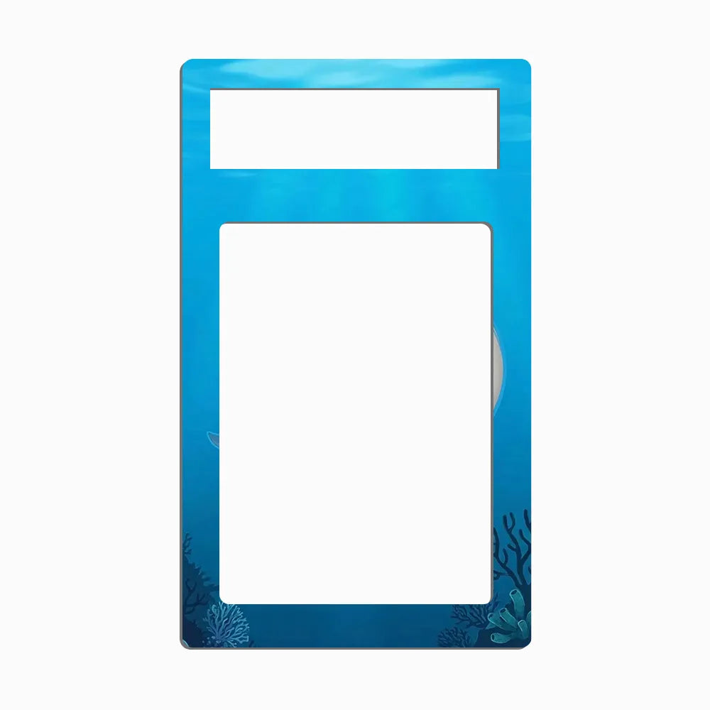 Magikarp & Wailord GX 160-181 Team Up Pokemon Cards Custom Art Display Cases - PSA Metal Art Only - Front View