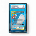 Magikarp & Wailord GX 160-181 Team Up Pokemon Cards Custom Art Display Cases - PSA Slab Case - Front View