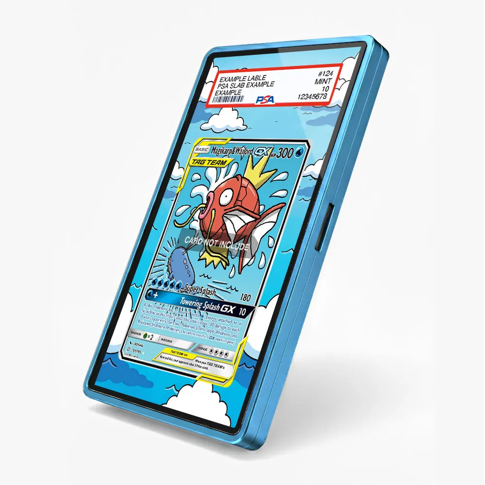 Magikarp & Wailord GX 161-181 Tag Team GX Team Up Extended Art Display Cases - PSA Slab Case - Side View