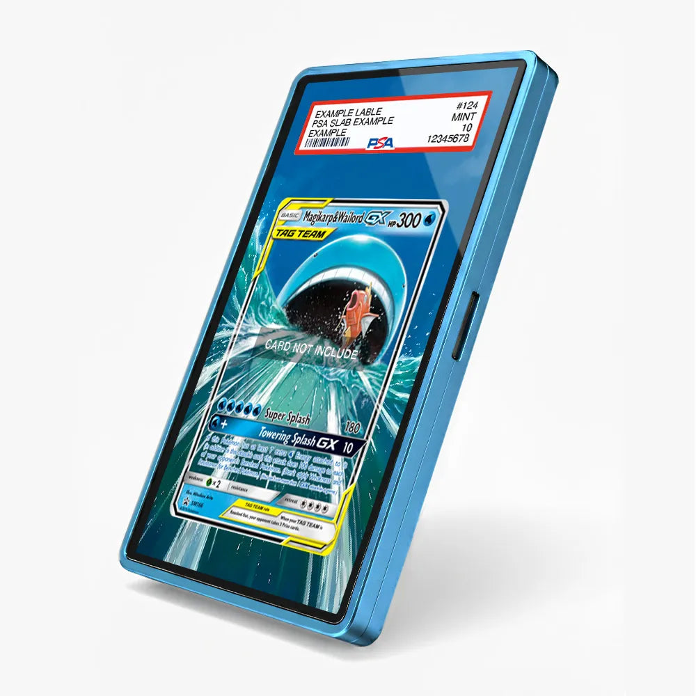 Magikarp Wailord GX SM166 Promo Extended Art Display Cases - PSA Slab Case - Side View
