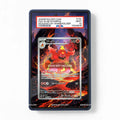 Magmortar 079-076 AR Storm Emeralda Delta Reign Extended Art Display Cases - PSA Slab Case - Front View