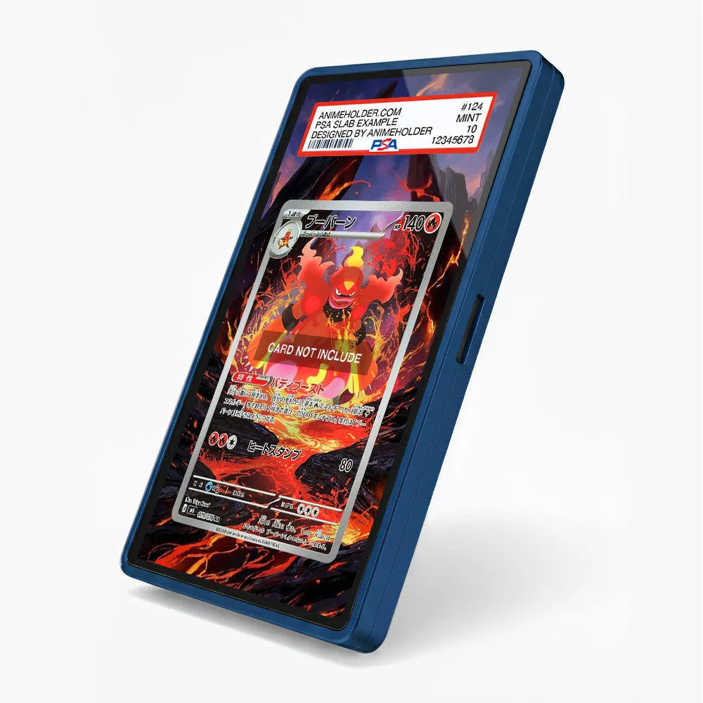 Magmortar 079-076 AR Storm Emeralda Delta Reign Extended Art Display Cases - PSA Slab Case - Side View