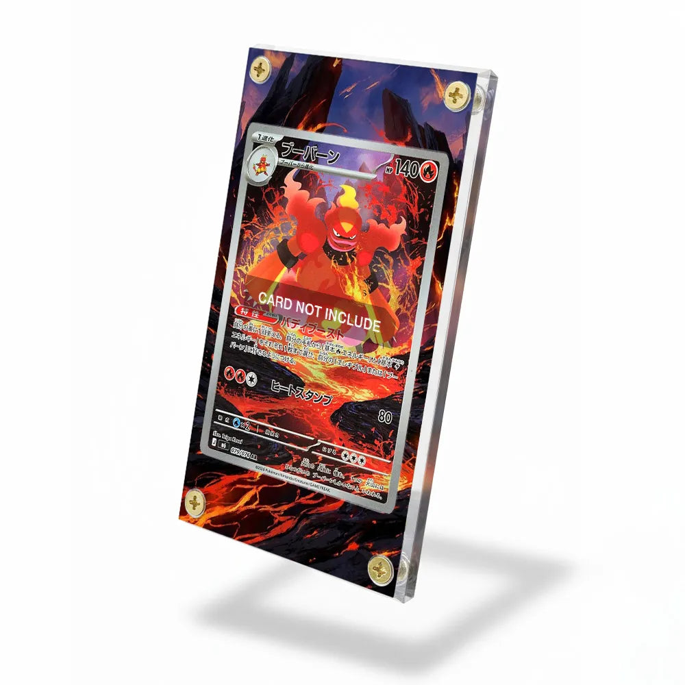 Magmortar 079-076 AR Storm Emeralda Delta Reign Extended Art Display Cases - Screws Case - Side View