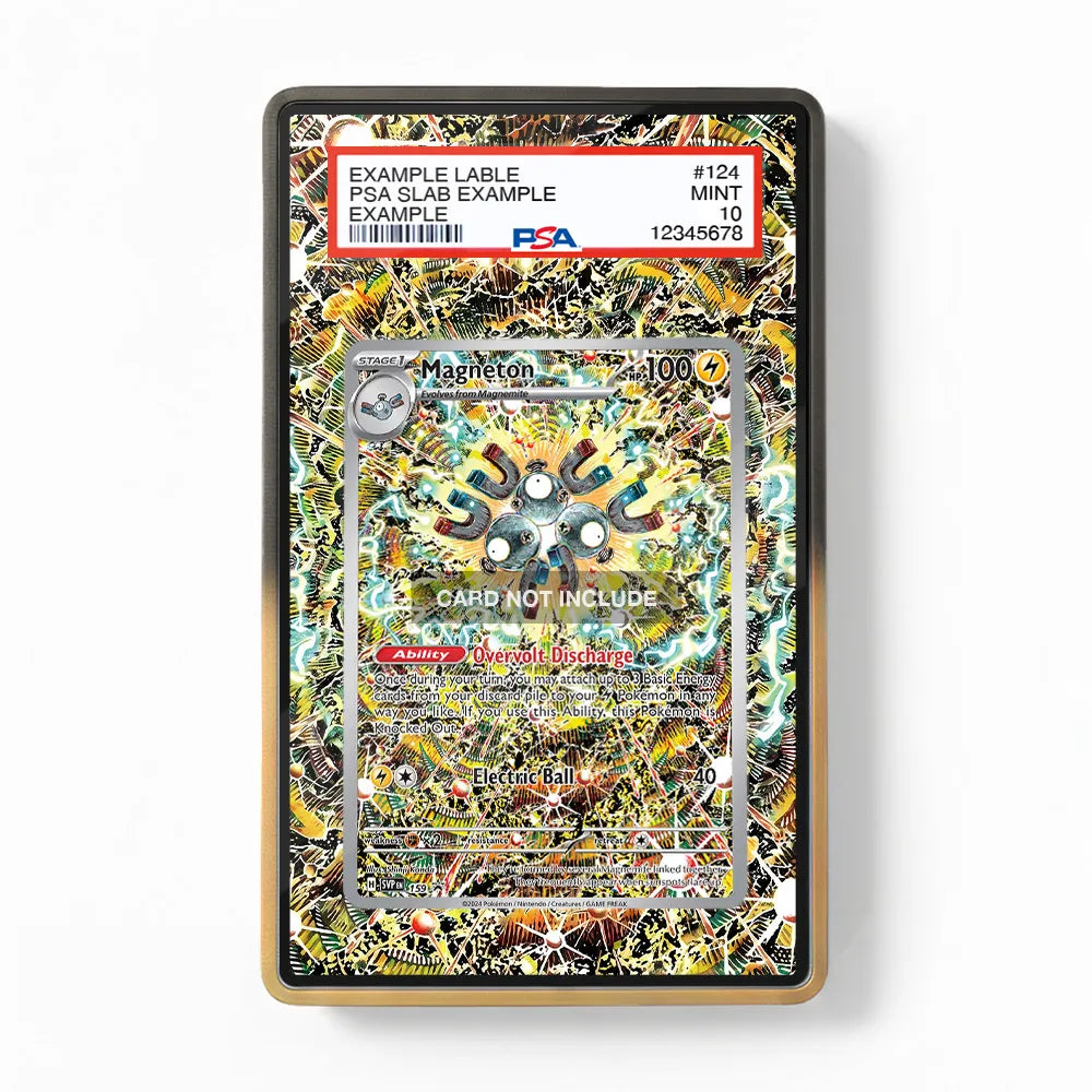 Magneton SVP 159 Promo Extended Art Display Cases - PSA Graded Guard Case - Front View