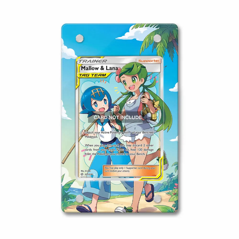 Mallow & Lana 231-236 Cosmic Eclipse Extended Art Display Cases - PSA Slab Case - Front View