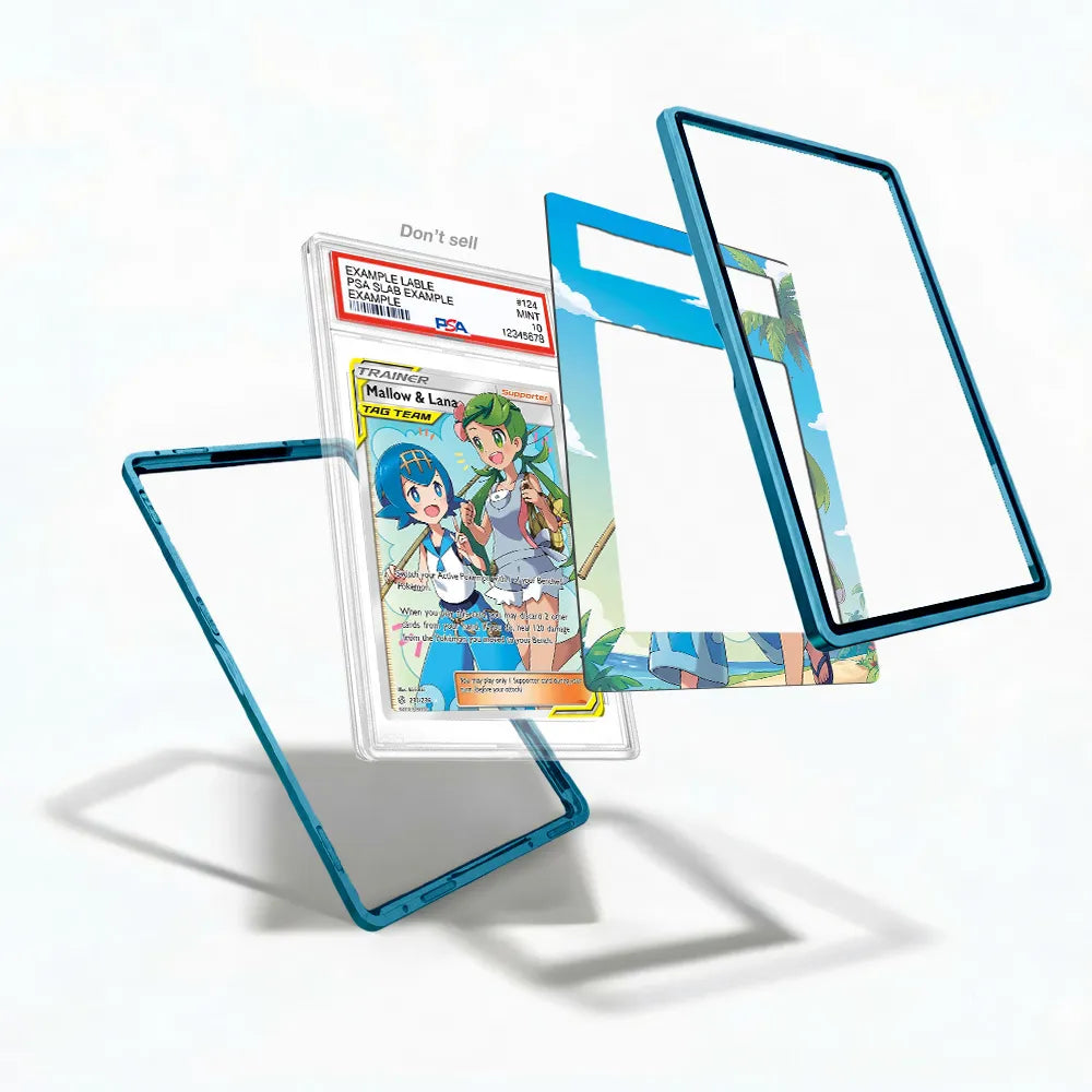 Mallow & Lana 231-236 Cosmic Eclipse Extended Art Display Cases - PSA Slab Case - Detail View