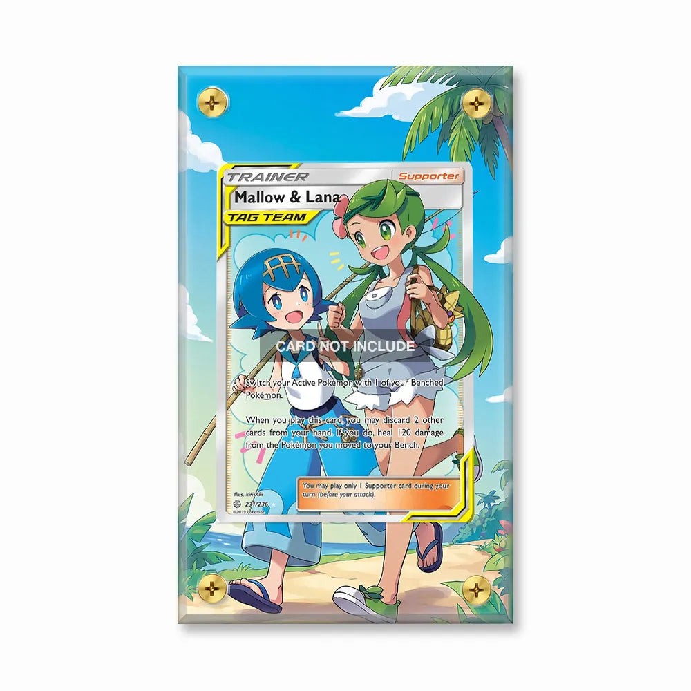 Mallow & Lana 231-236 Cosmic Eclipse Extended Art Display Cases - Screws Case - Front View