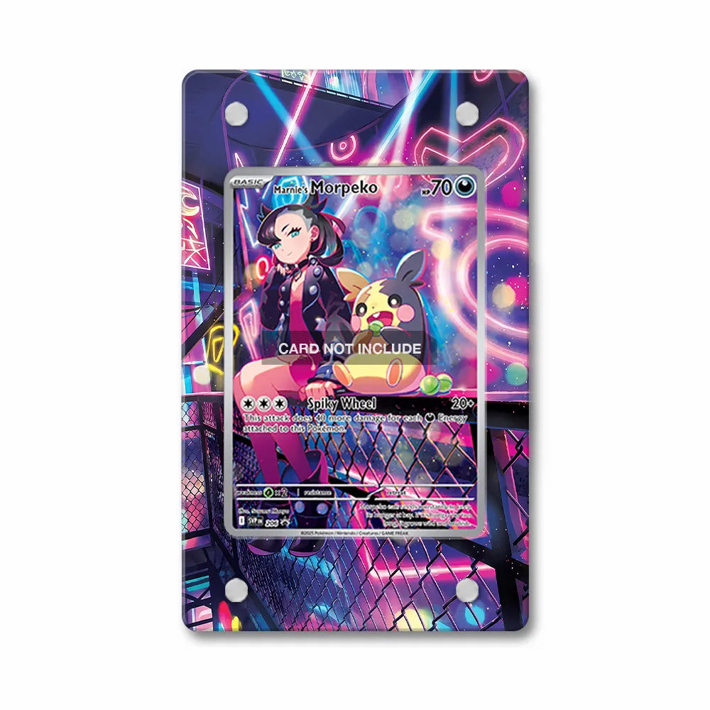 Marnie's Morpeko SVP 206 Promo Extended Art Display Cases - PSA Graded Guard Case - Front View