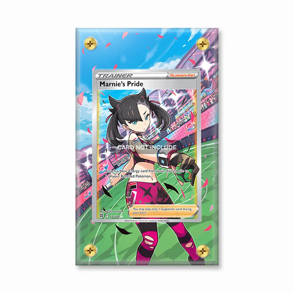 Marnie's Pride 171-172 Ultra Rare Brilliant Stars Extended Art Display Cases - Screws Case - Front View
