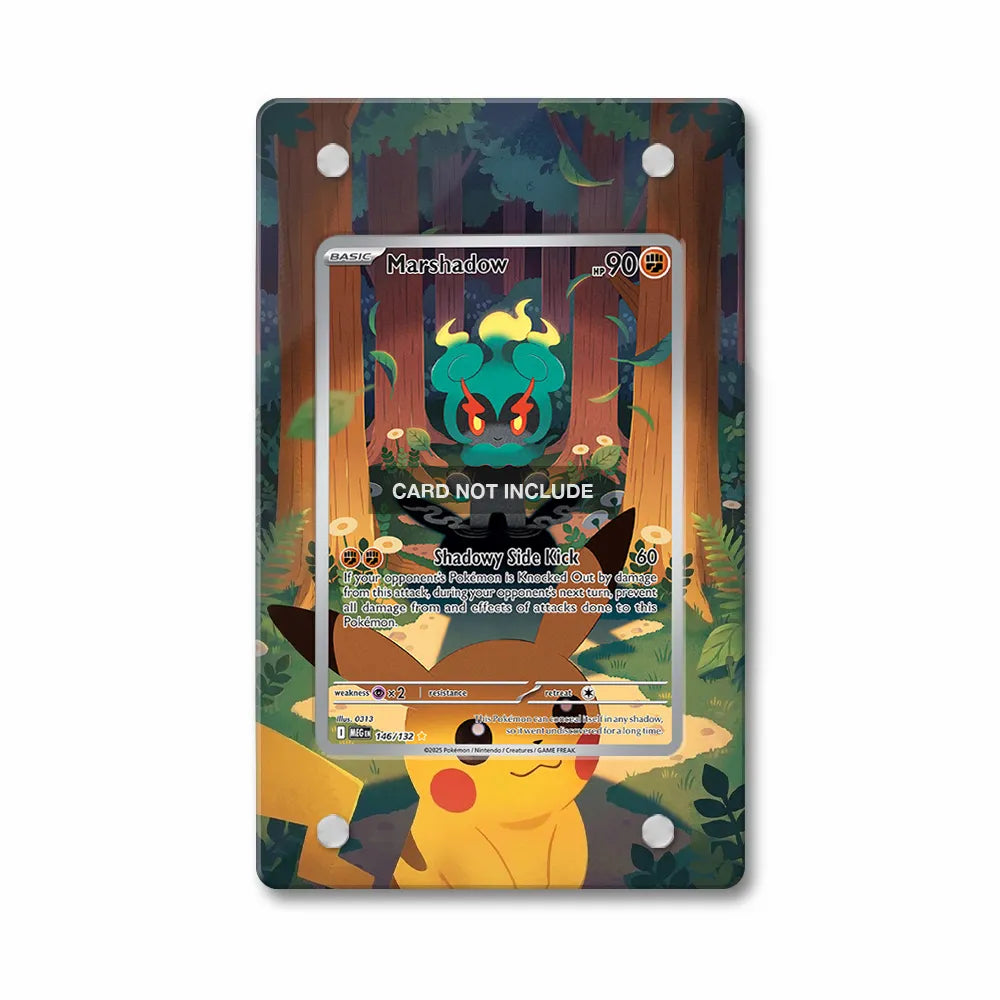 Marshadow 146-132 Sun & Moon Extended Art Display Cases - PSA Slab Case - Front View