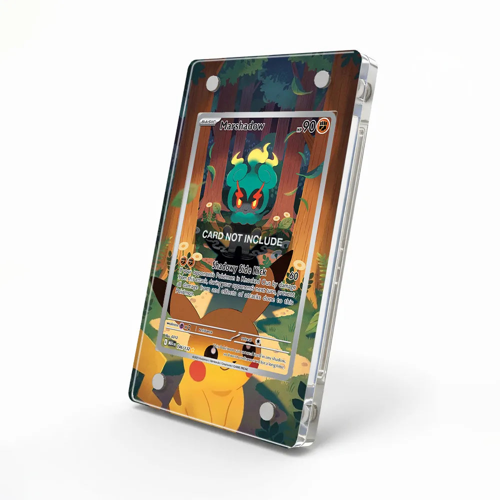 Marshadow 146-132 Sun & Moon Extended Art Display Cases - Magnetic Case - Side View