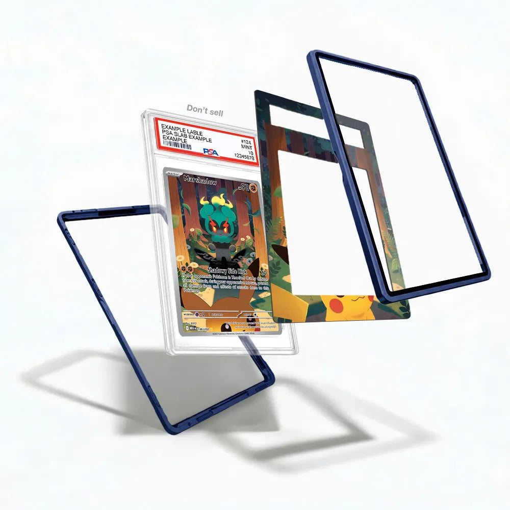 Marshadow 146-132 Sun & Moon Extended Art Display Cases - PSA Slab Case - Detail View