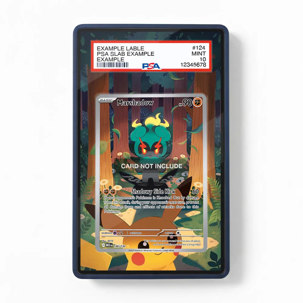 Marshadow 146-132 Sun & Moon Extended Art Display Cases - PSA Slab Case - Front View