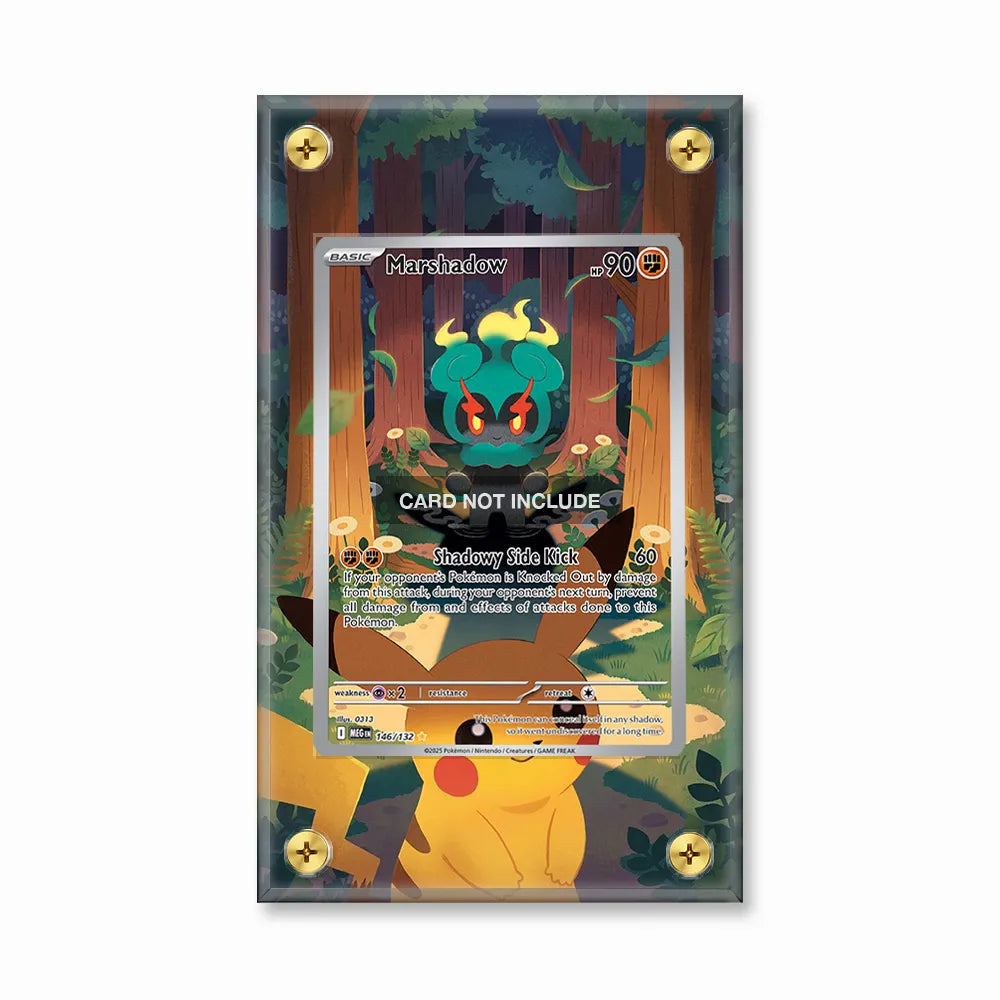 Marshadow 146-132 Sun & Moon Extended Art Display Cases - Screws Case - Front View