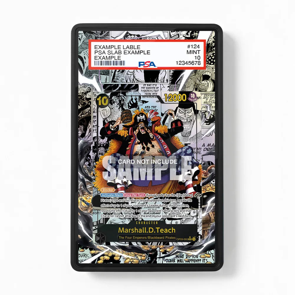 Marshall D Teach OP09-093 Extended Art Display Cases - PSA Graded Guard Case - Front View