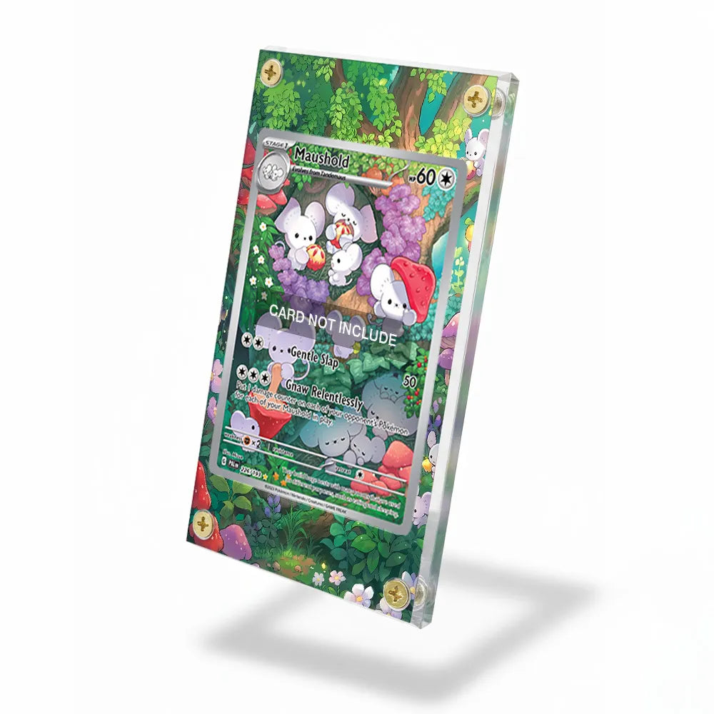 maushold pokemon card full art Maushold 226-193 IR AR Paldea Evolved Extended Art Pokemon Card Display Case
