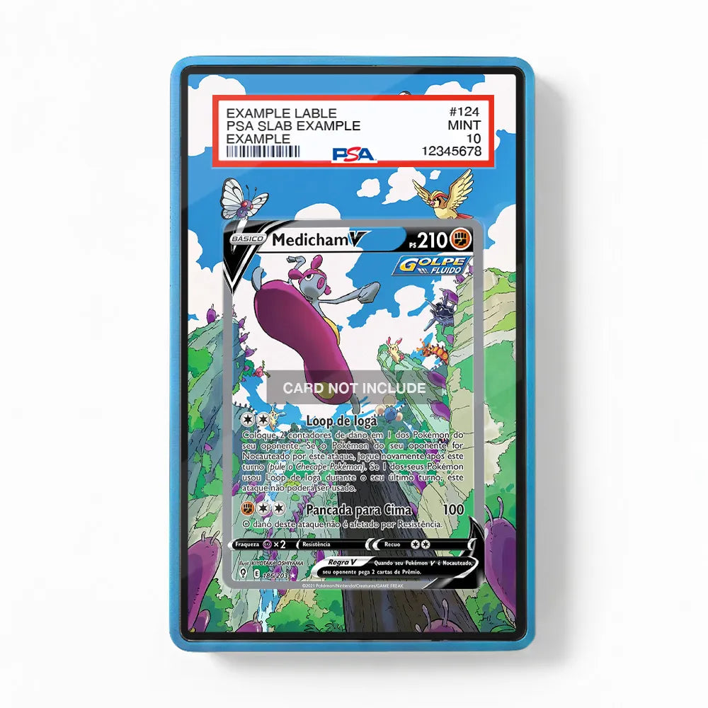 Medicham V SIR SAR Evolving Skies Alternate Art Extended Art Display Cases - PSA Slab Case - Front View