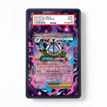 Mega Chandelure ex 038-084 Ultra Rare PBL Custom Card Extended Art Display Cases - PSA Slab Case - Front View