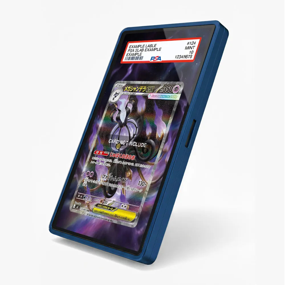 Mega Chandelure ex 113-081 SAR M5 Extended Art Display Cases - PSA Slab Case - Side View