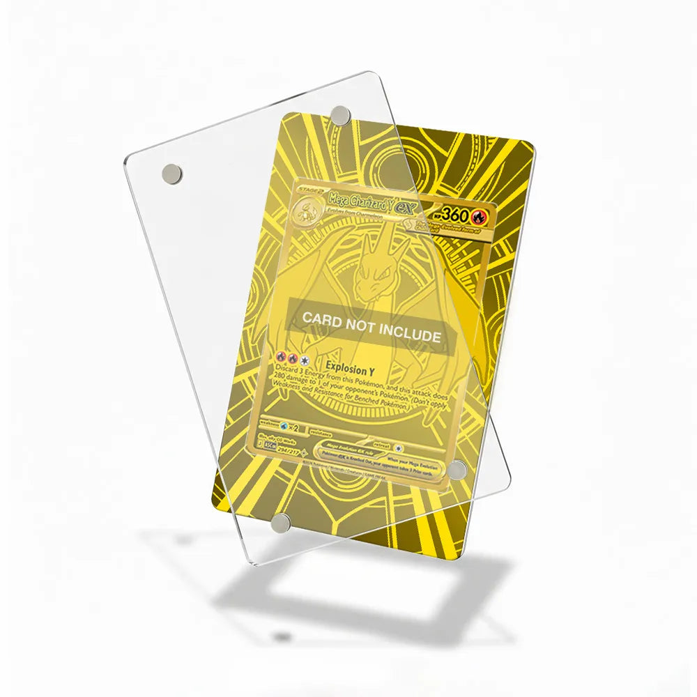Mega Charizard Y ex 294-217 Hyper Rare MUR Ascended Heroes Extended Art Display Cases - Magnetic Case - Detail View