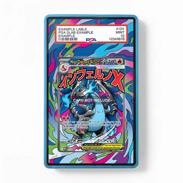 Mega Charizard ex MEP 023 Black Star Promo Extended Art Display Cases - PSA Graded Guard Case - Front View