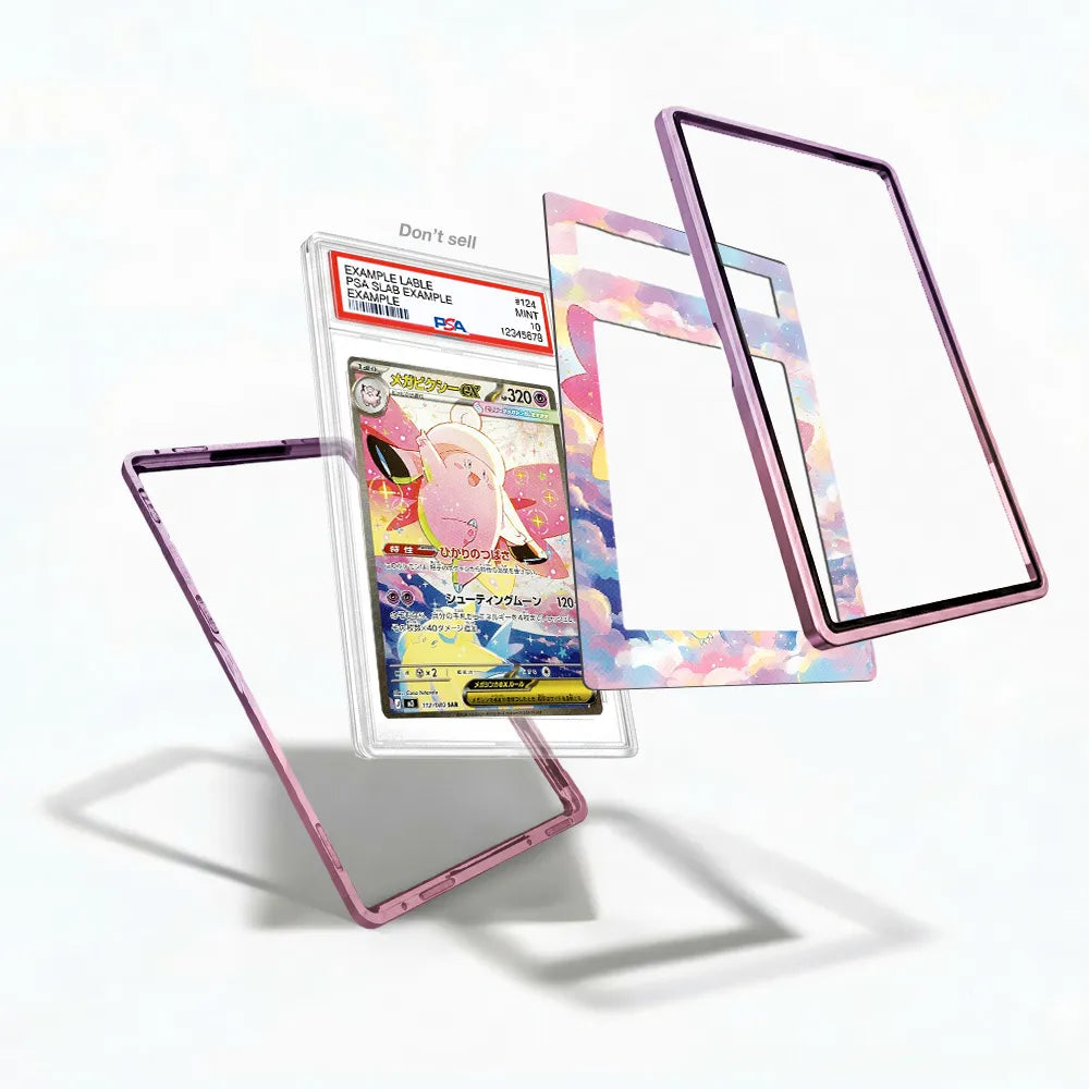 Mega Clefable ex SIR SAR Nihil Zero Perfect Order Extended Art Display Cases - PSA Slab Case - Detail View
