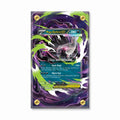 Mega Darkrai EX 048-084 Pokemon Cards Extended Art Display Cases - Screws Case - Front View