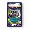 Mega Darkrai ex 048-084 Ultra Rare PBL Custom Card Extended Art Display Cases - PSA Slab Case - Front View