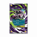 Mega Darkrai ex 048-084 Ultra Rare PBL Custom Card Extended Art Display Cases - Screws Case - Front View