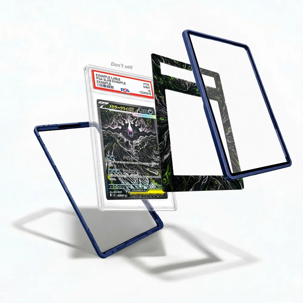 Mega Darkrai ex 114-081 SAR M5 Extended Art Display Cases - PSA Slab Case - Detail View