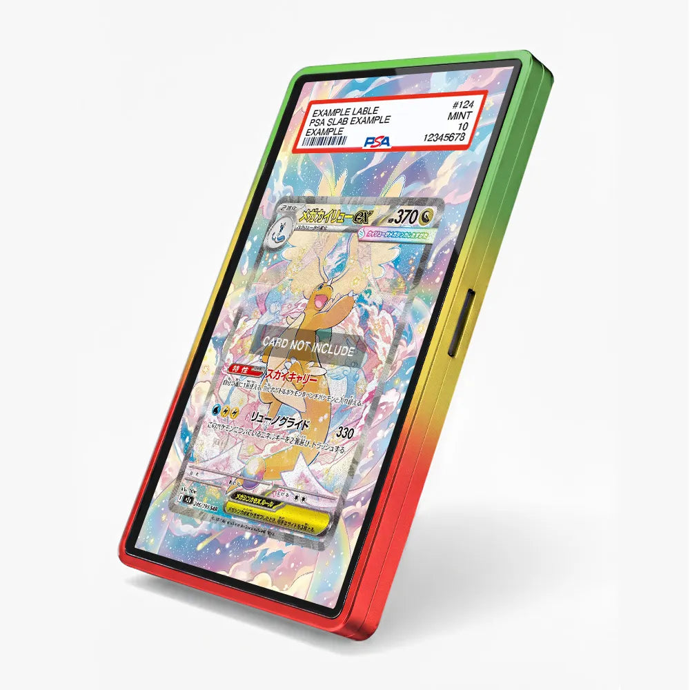Mega Dragonite EX SAR SIR Ascended Heroes Extended Art Display Cases - PSA Slab Case - Side View