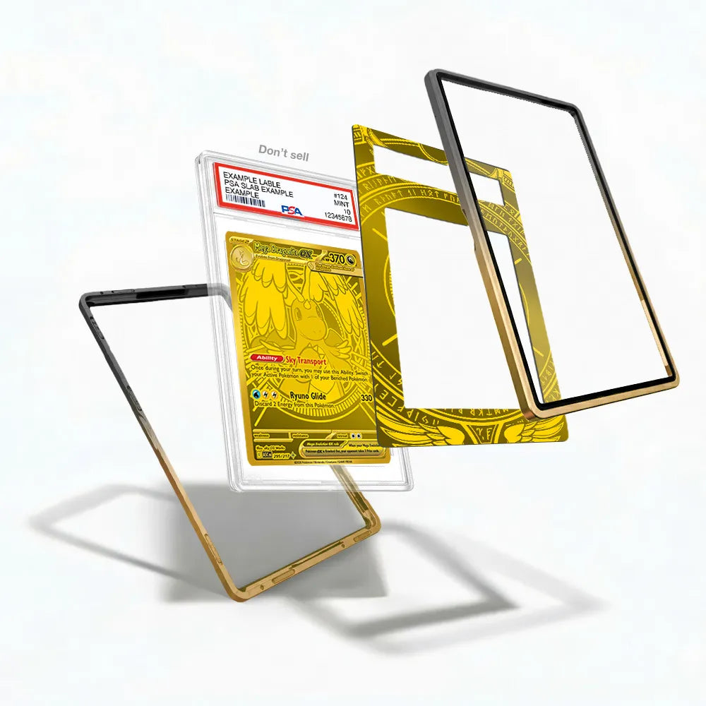 Mega Dragonite ex 295-217 Hyper Rare MUR Ascended Heroes Extended Art Display Cases - PSA Graded Guard Case - Detail View