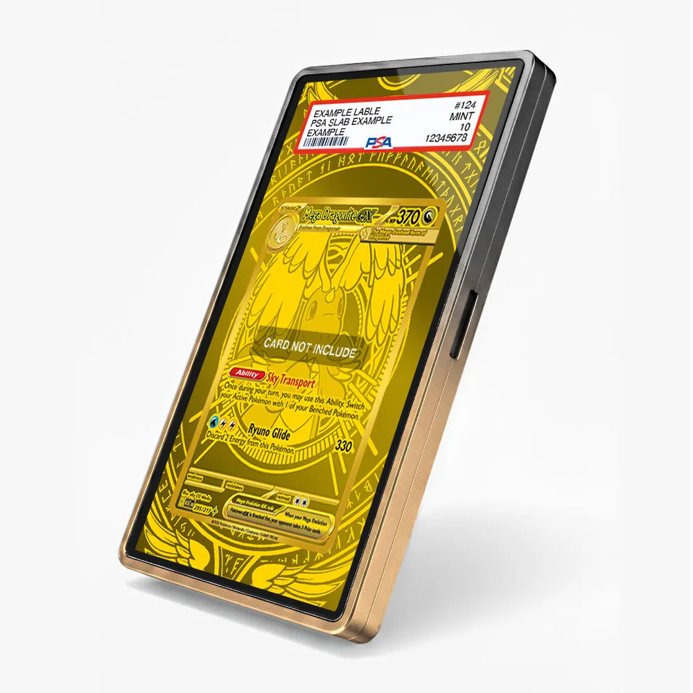 Mega Dragonite ex 295-217 Hyper Rare MUR Ascended Heroes Extended Art Display Cases - PSA Graded Guard Case - Side View