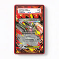 Mega Excadrill ex 065-084 Double Rare PBL Extended Art Display Cases - PSA Slab Case - Front View