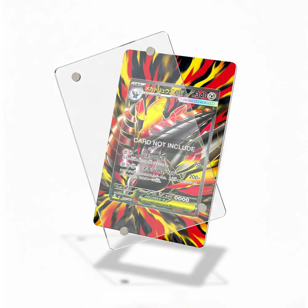 Mega Excadrill ex 101-081 SR M5 Extended Art Display Cases - Magnetic Case - Detail View