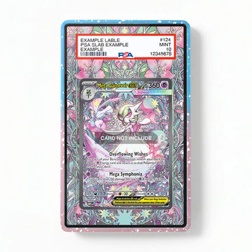 Mega Gardevoir ex 178-132 SIR SAR Mega Pokemon Base Set Extended Art Display Cases - PSA Slab Case - Front View